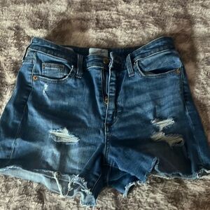Denim shorts